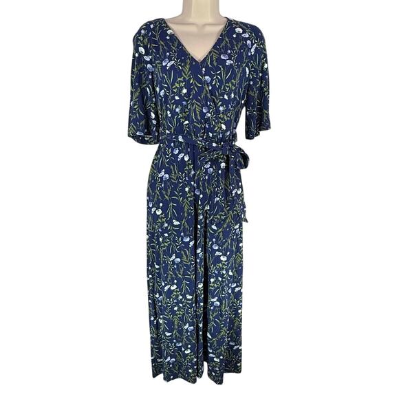 Chico's Dresses & Skirts - NWT Chico's xs blue floral maxi wrap dress peasant cottage fairy romantic fall
